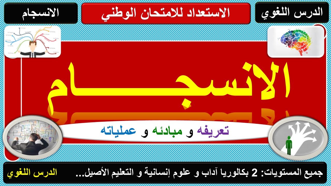 الانسجام: تعريفه و مبادئه و عملياته
