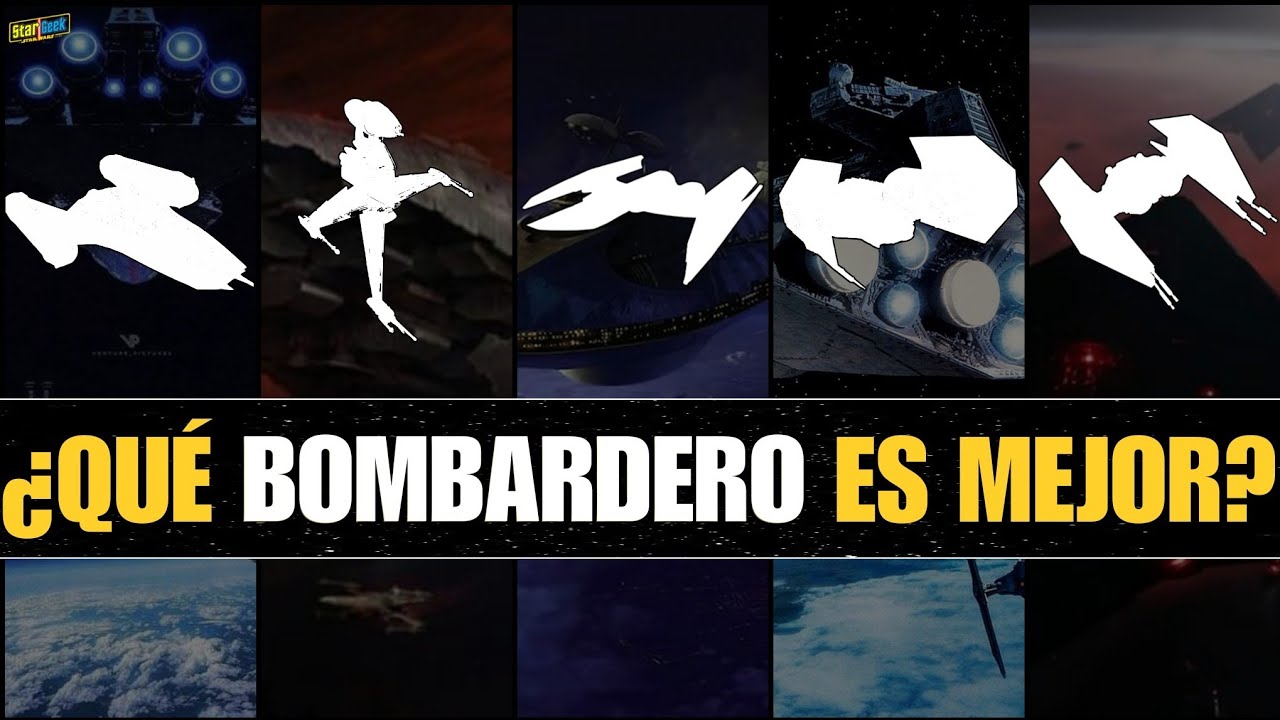 ¿Qué FACCIÓN de Star Wars Tiene el MEJOR CAZA BOMBARDERO?