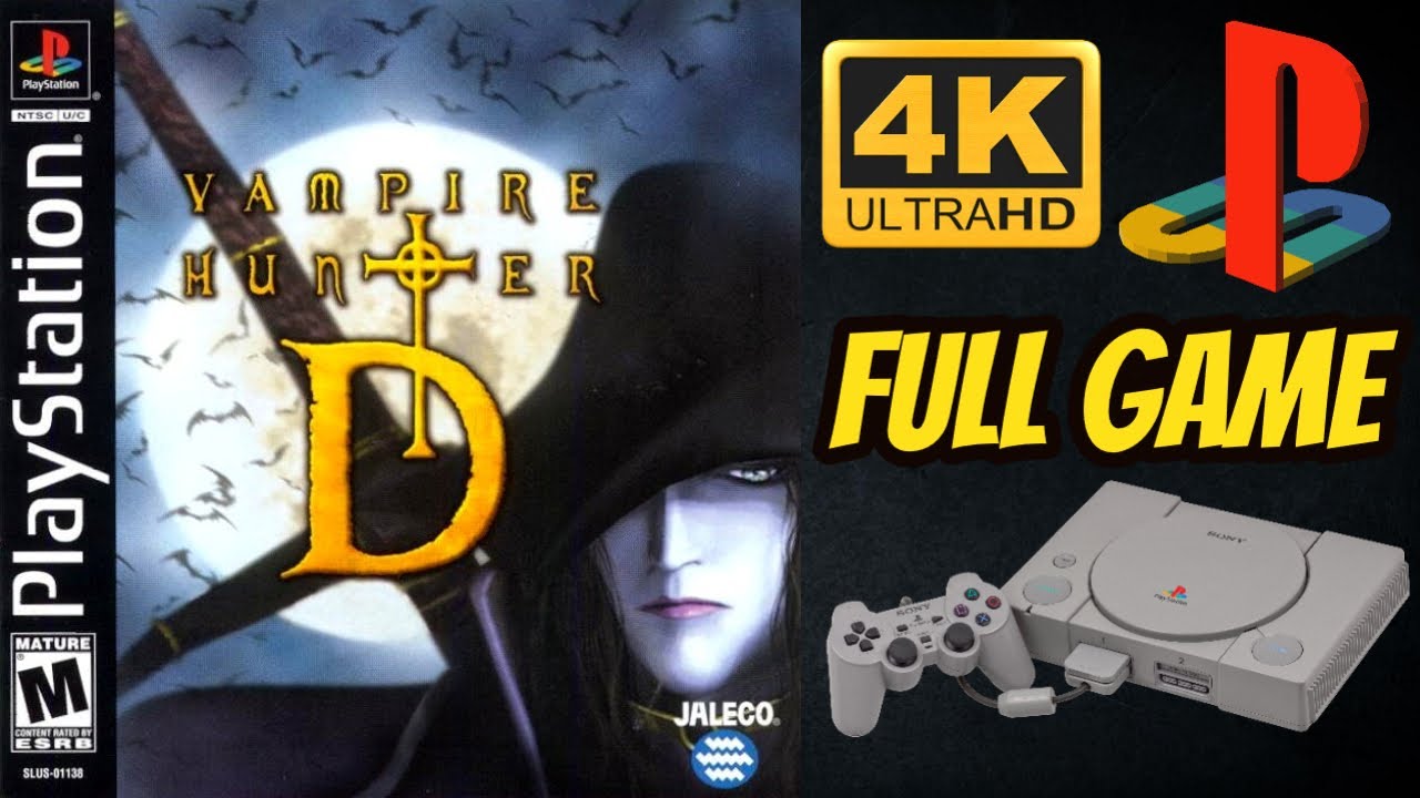 Vampire Hunter D | PS1 | 4K60ᶠᵖˢ UHD🔴| Longplay Walkthrough Playthrough Full Movie Game