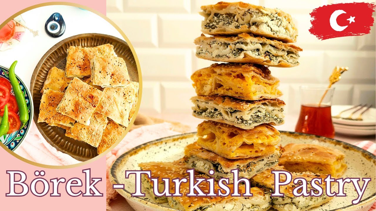 🇹🇷Börek - Turkish Cheese & Spinach Pastry - from scratch!