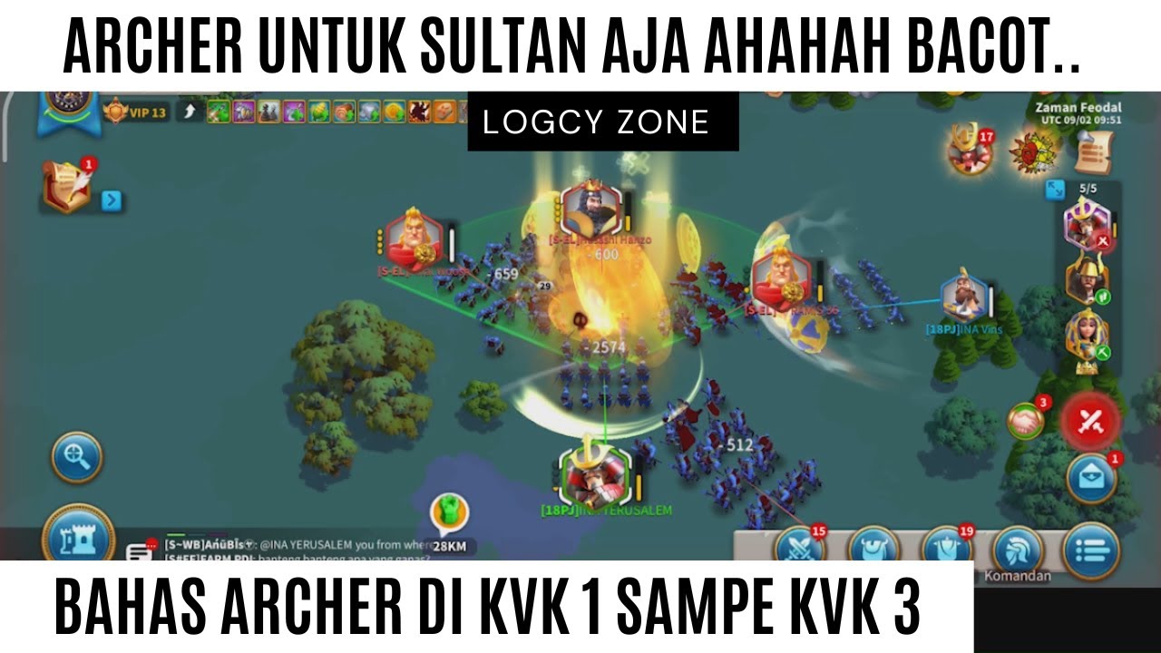 bahas archer untuk pemula dari kvk 1 sampai kvk 3