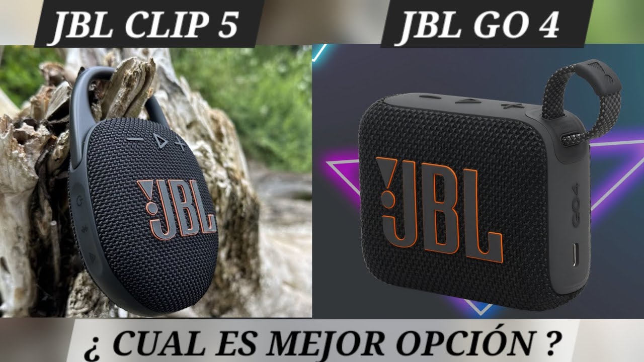 JBL GO 4 VS CLIP 5 Los mejores parlantes compactos de JBL