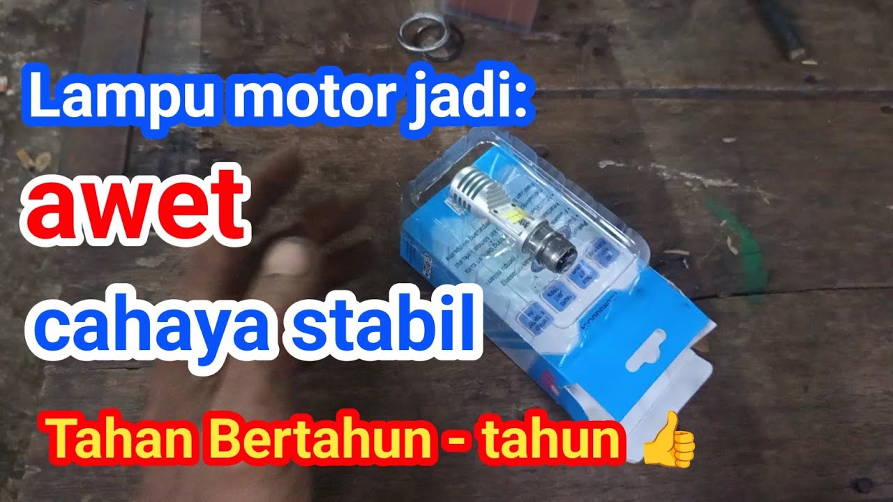 SOLUSI JOS JIS‼️Lampu motor gampang putus @Otodidak_25 