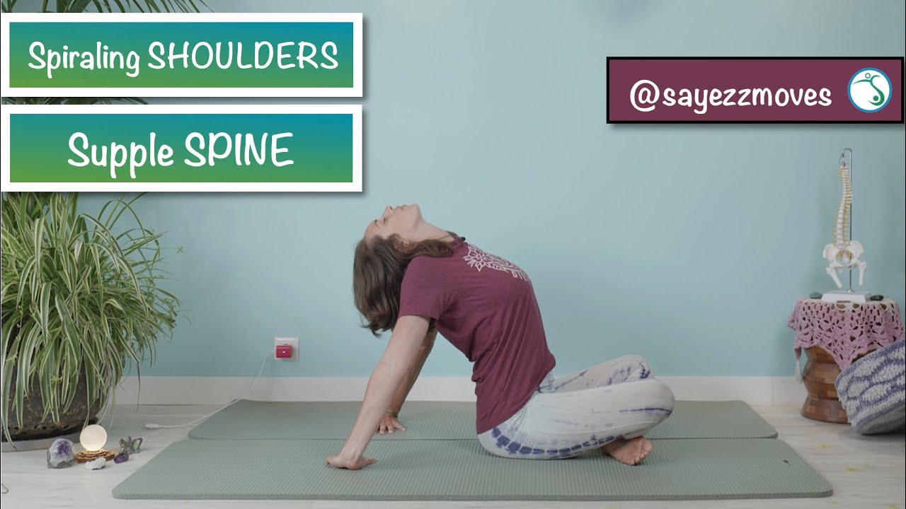 Spiraling Shouders & Supple Spine #shoulderhealth #spinealignment