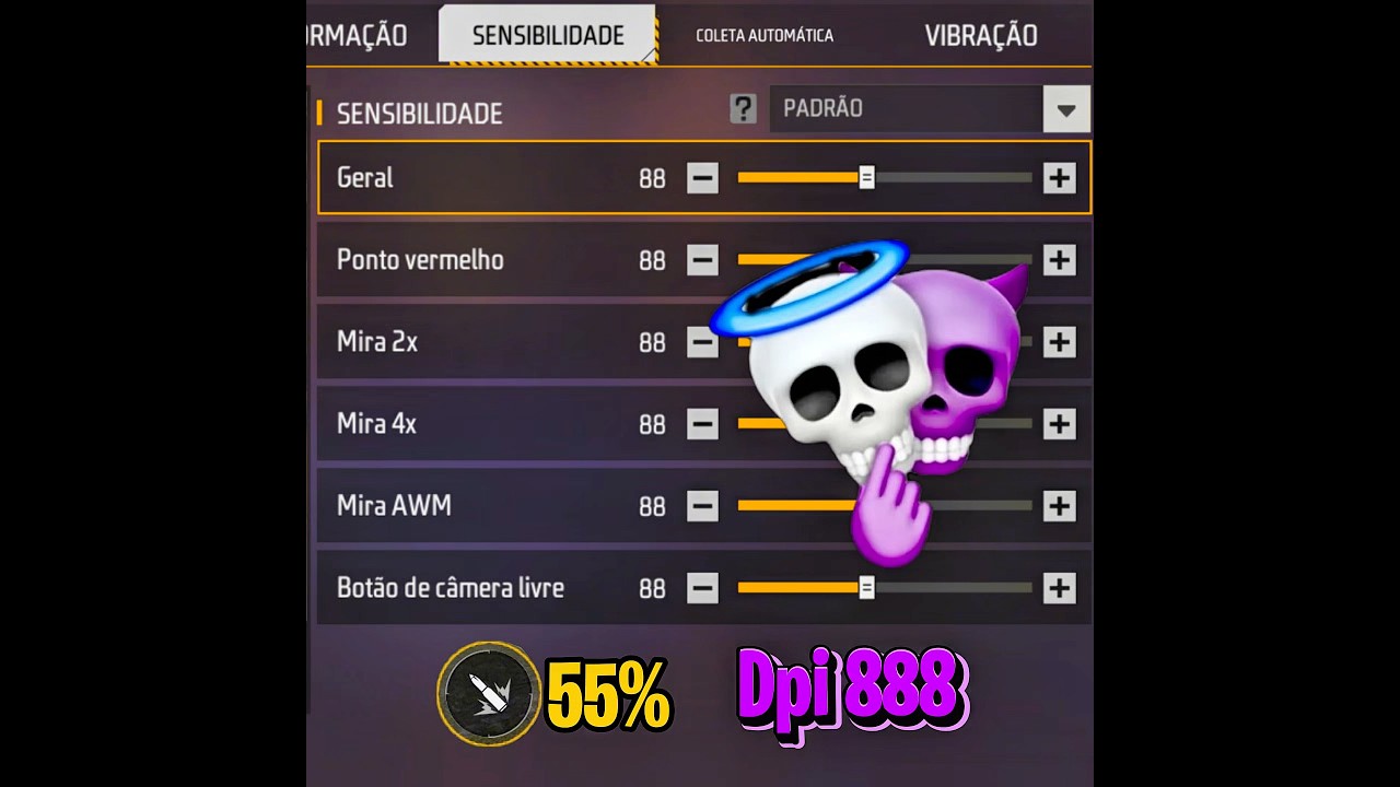 SENSI DO IMPOSS&Iacute;VEL 😈 NOVA ATUALIZA&Ccedil;&Atilde;O a MELHOR SENSIBILIDADE COM E SEM DPI PARA SUBIR CAPA