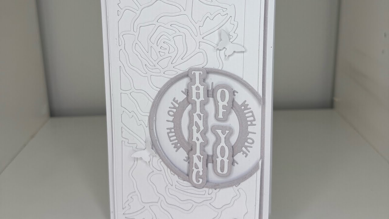 Floral Frame DL Card