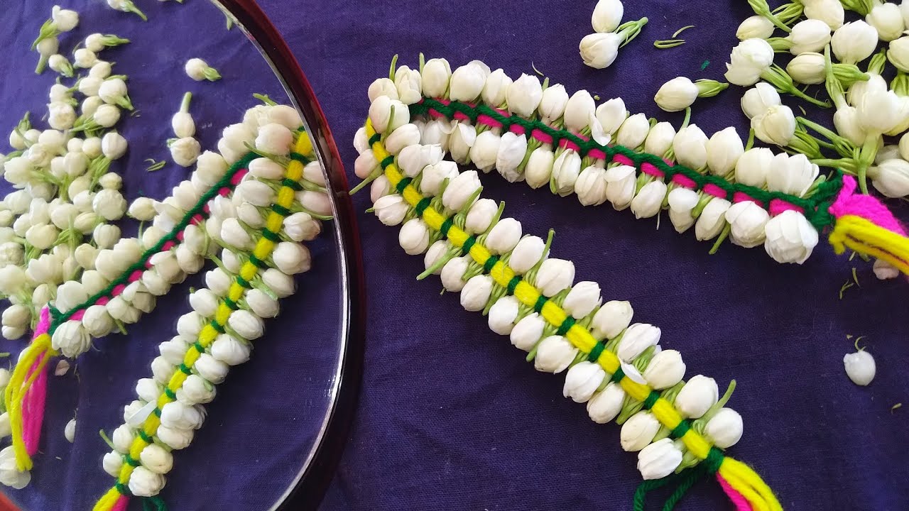 Two in one jasmine Flowers Garland // Crazy ideas //KspPower // DIY Garland