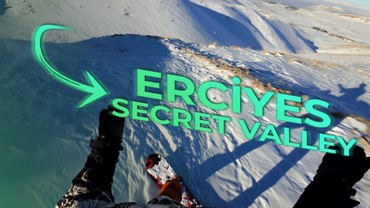 Erciyes Devil's Creek | Powder Route Access - 4K RAW Snowboarding
