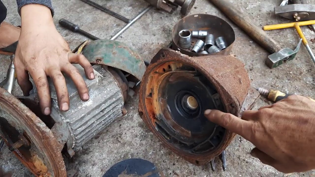 máy bơm con lợn cũ lên yếu là tại cái này (cách làm khỏe như mới -ktd