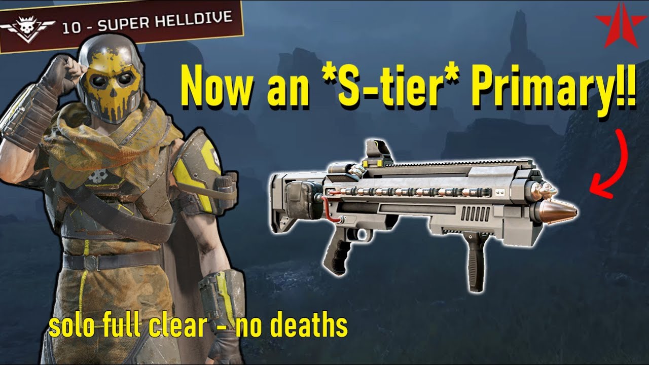 Helldivers 2 -  Plasma Punisher is ABSOLUTELY S-tier!! Super Helldive (solo full clear)