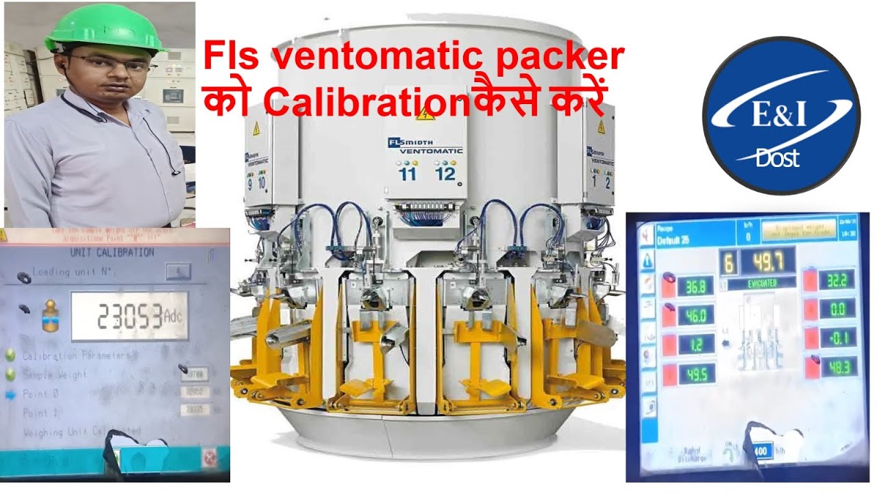 Packer calibration, Fls packer calibration, Ventomatic packer calibration, flsmidth packer calibrate