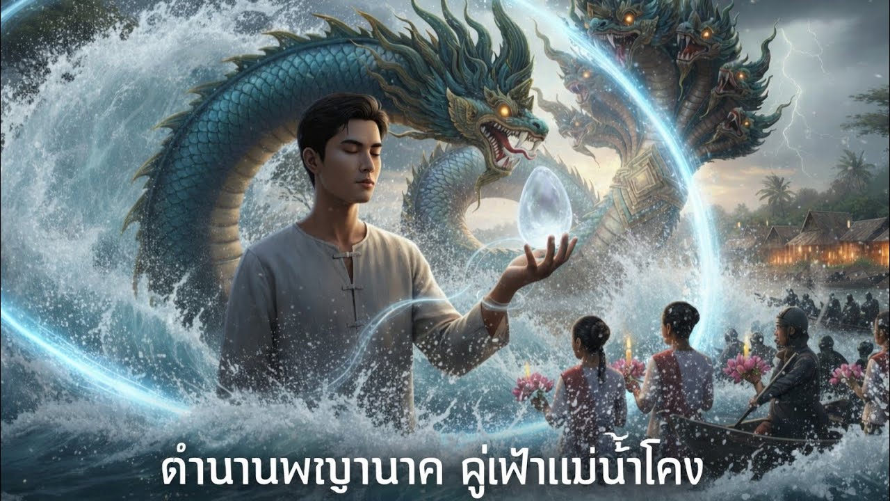 ตํานานพญานาคผู้เฝ้าแม่น้ำโขง#นิทาน #ความเชื่อ #เจ้าที่ #เรื่องเล่า 