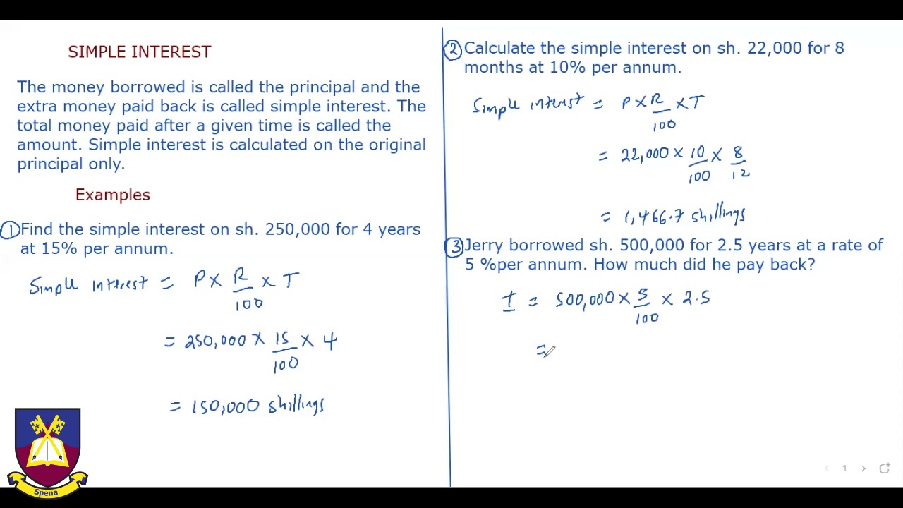 Senior Two Math (Business Arithmetic Part 3)