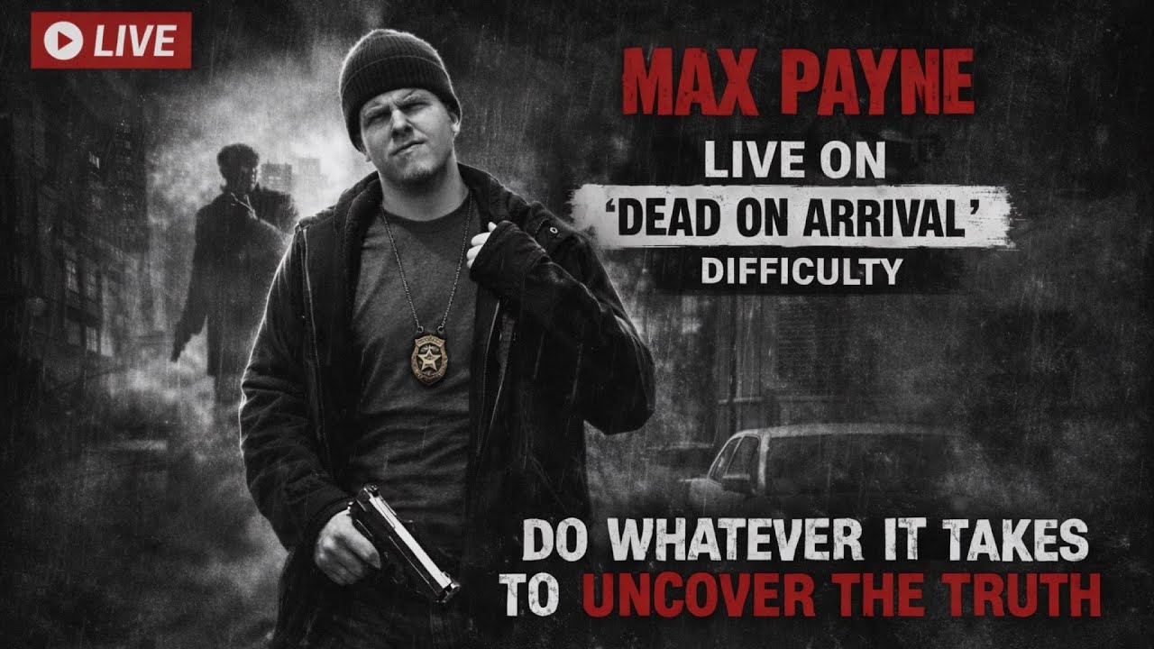 🔴 Max Payne (2001) hardest difficulty Part 2 w/ Dillon In The Details
