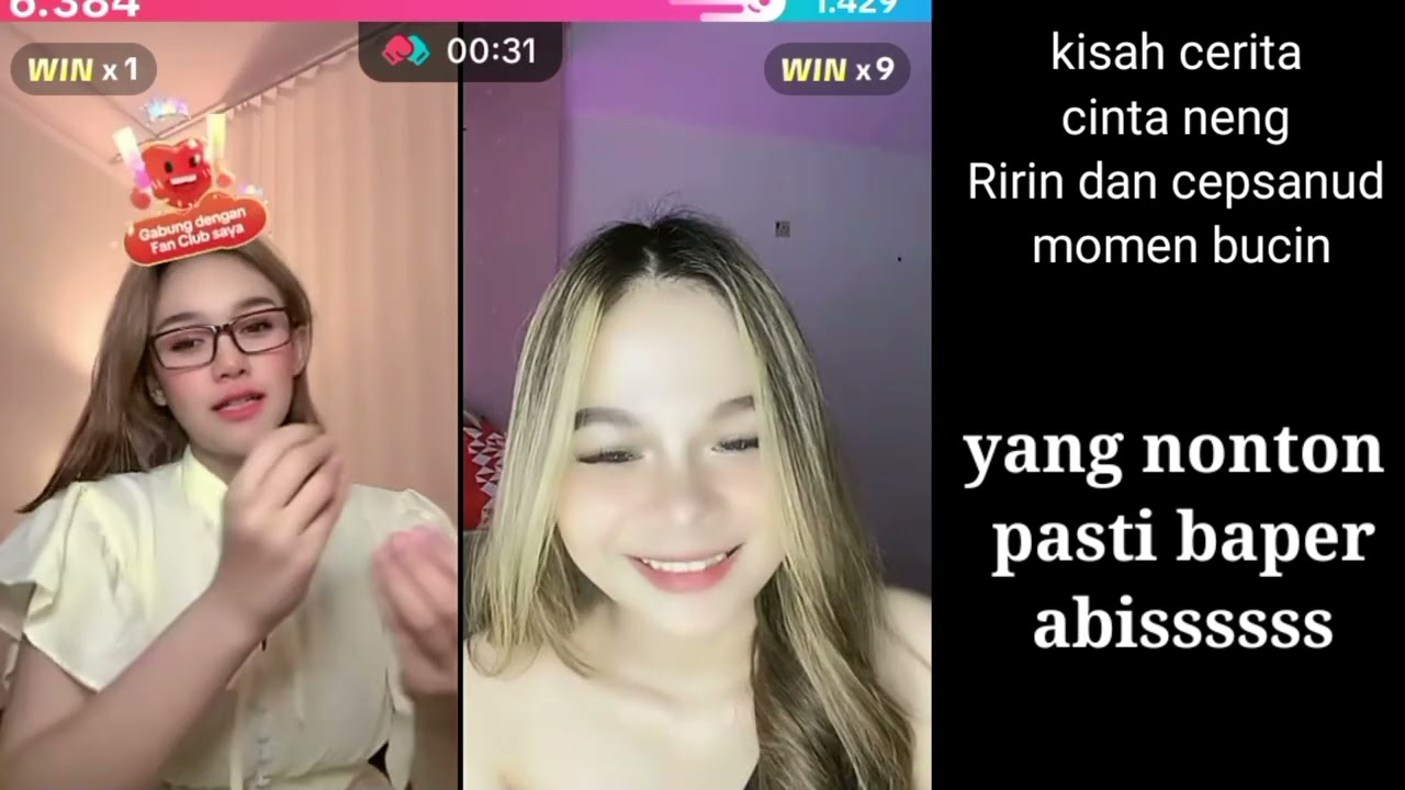 Kisah cerita cinta neng Ririn malam tadi,,momen bucin dama cepsanud yang bikin penonton baper#ririn 