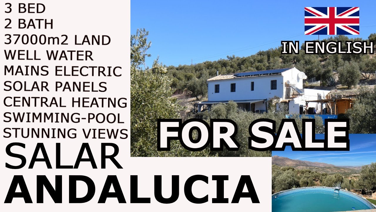ANDALUSIAN COUNTRY HOUSE WITH OLIVES ESTATE  FOR SALE IN GRANADA, SPAIN  SPANISH PROPERTY FOR SALE