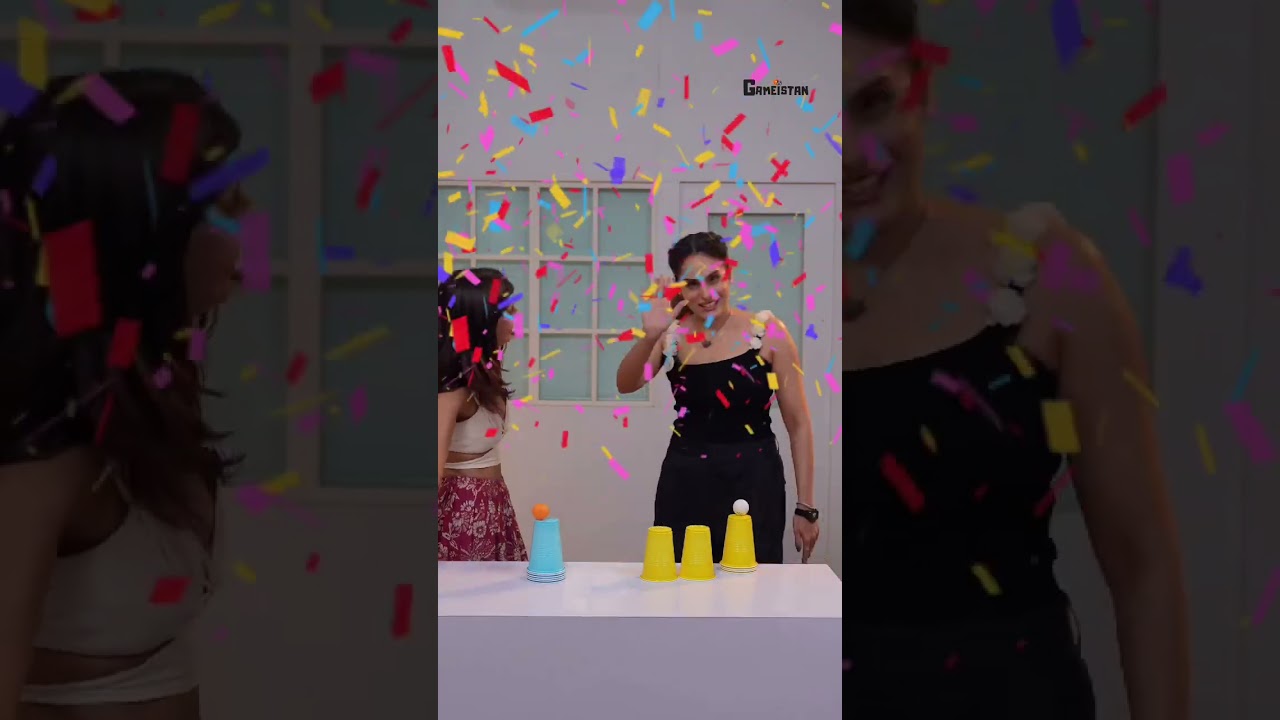 Cup Clash Challenge with Shrutika Arjun😍 what do you think who won this round 🥰