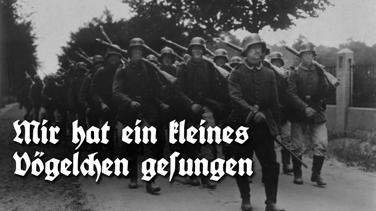 Mir hat ein kleines Vögelchen gesungen - German Marching Song [English Subtitles]