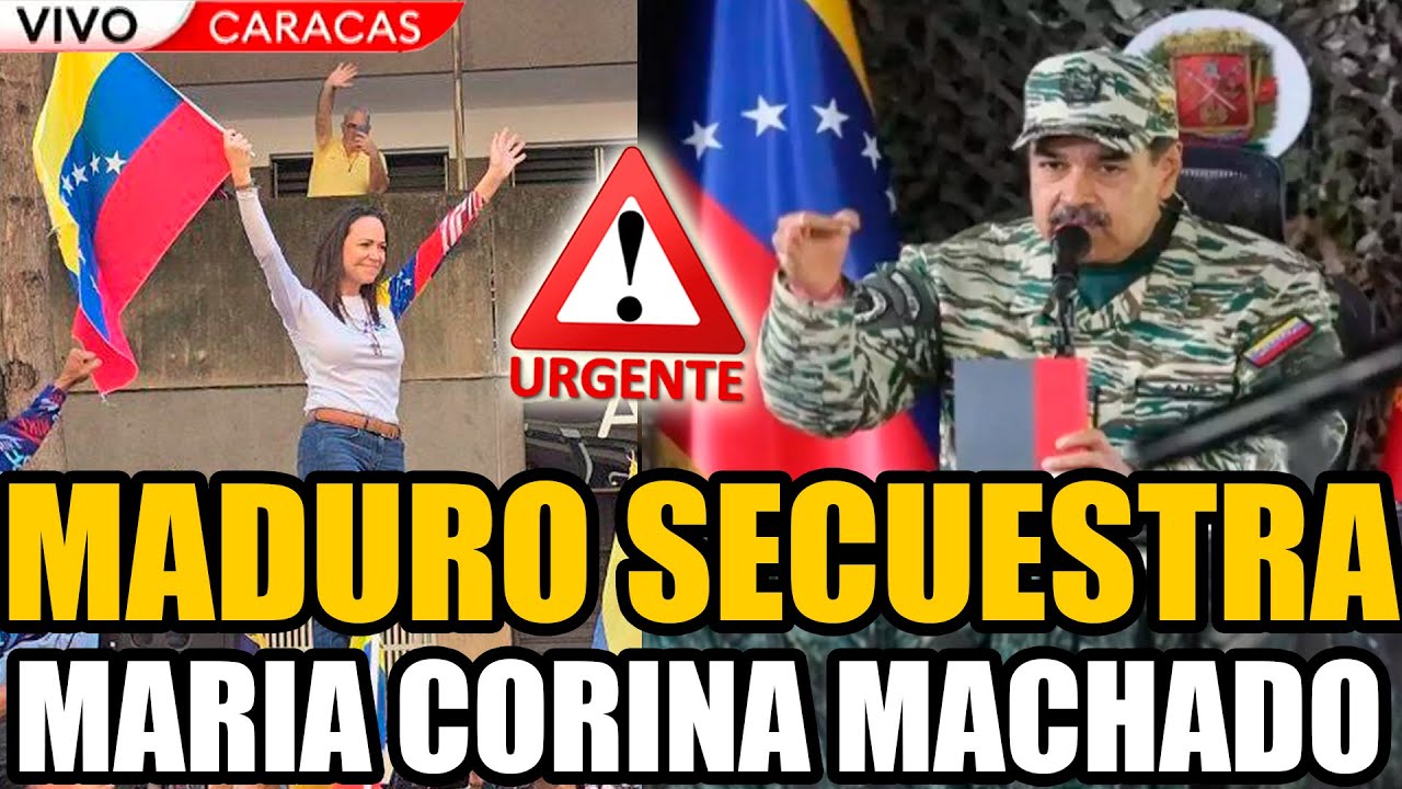 🔴MADURO SECUESTRA A CORINA MACHADO EN PLENA MARCHA CON FRANCOTIRADORES EN VIVO | FRAN FIJAP