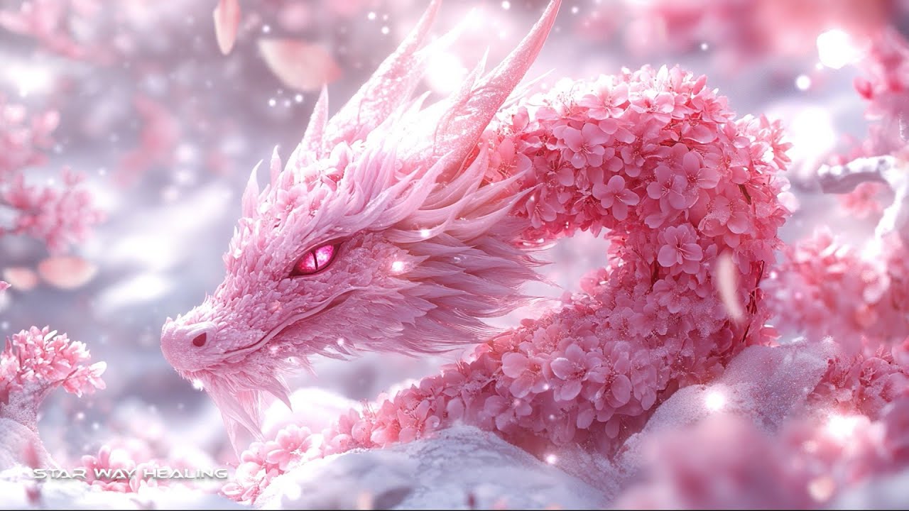 528Гц + 1111Гц 🌸 Цветочный дракон 🐉 Привлечение любви и чудес • Возрождение и обновление