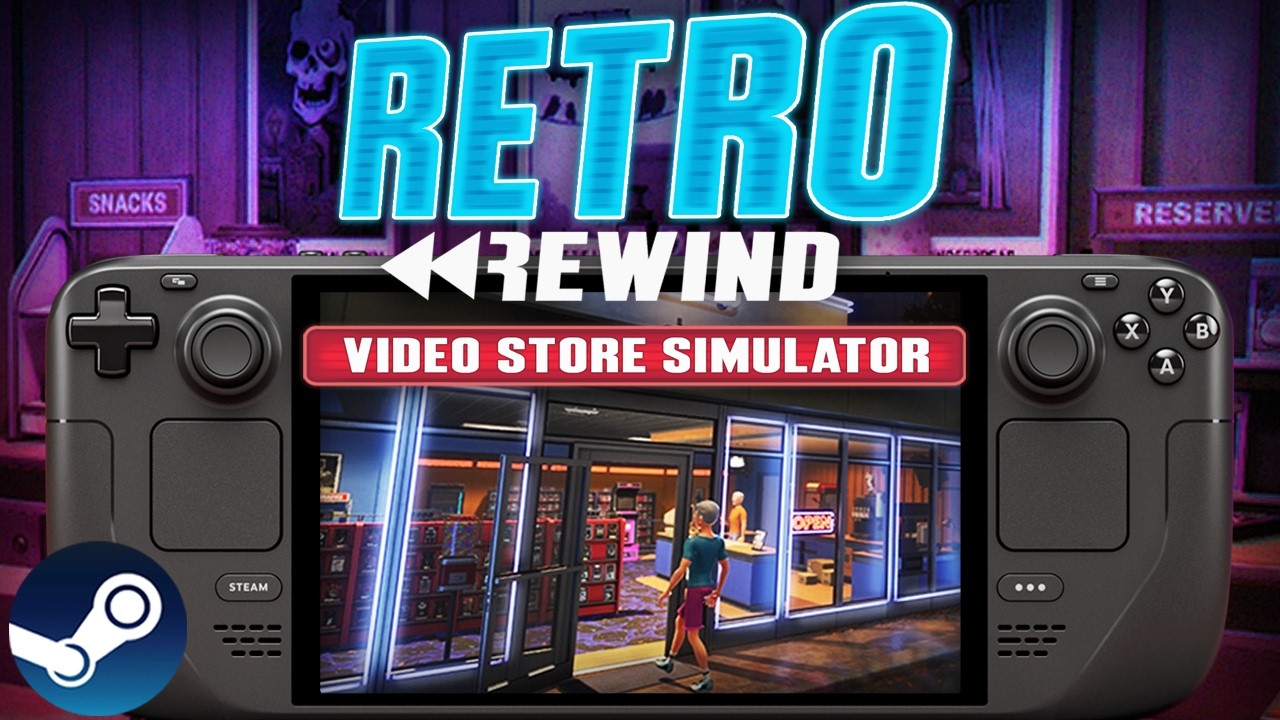 Retro Rewind Video Store Simulator Steam Deck Performance: NEW Must Play Immersive Sim!