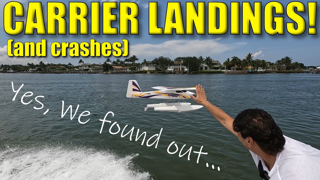 ⚠️ We Landed an RC Plane on a Moving Boat. No, Seriously.