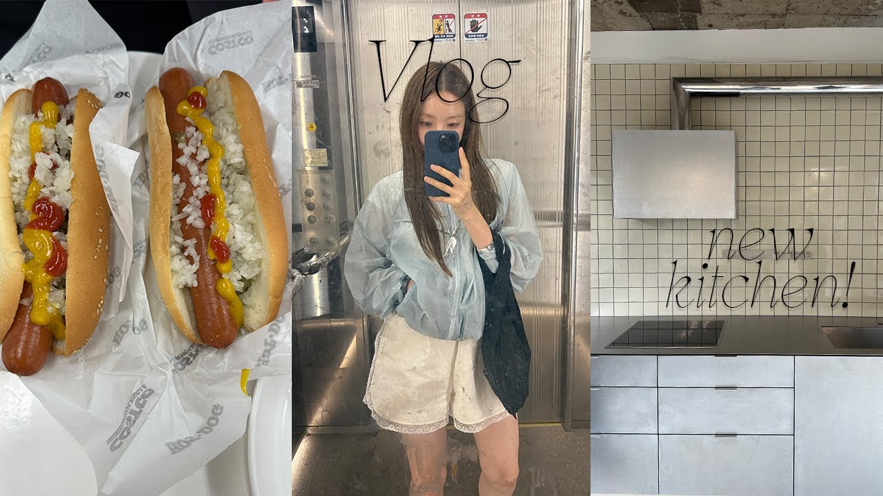 vlog. 코스트코 잇템, 거의 완성되가는 New 키친! 세레나데의 부활! 연해장, 호반, 코끼리떡볶이, 오파토, 참 돼지런하다 일상 브이로그