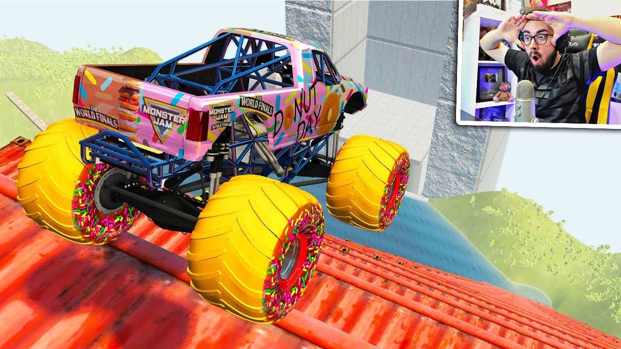 COCHES QUE CAEN DEL CIELO Y SE REVIENTAN 💥 | BeamNG Drive