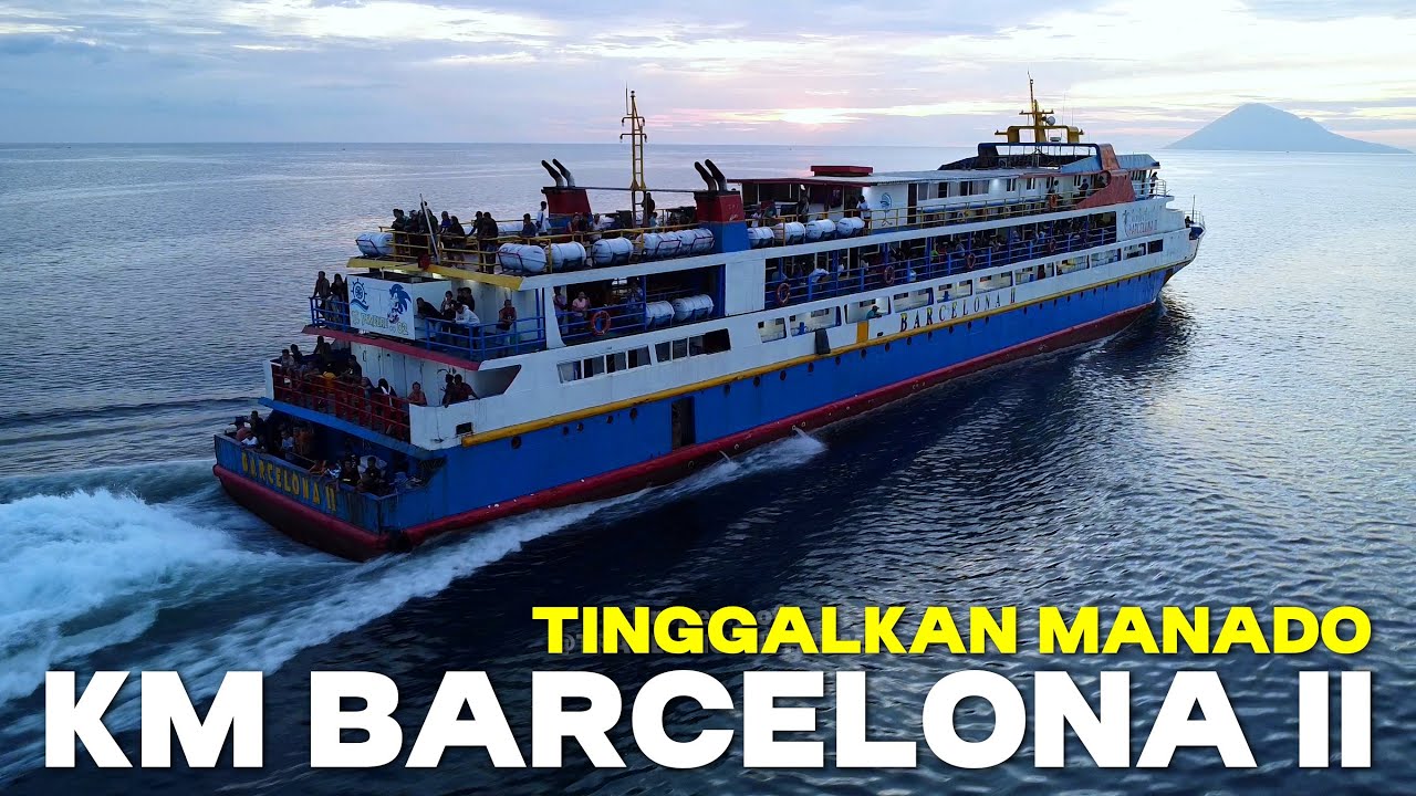Video Drone Kawal Pemburu 02 KM Barcelona II Tinggalkan Pelabuhan Manado 31 Mei 2024