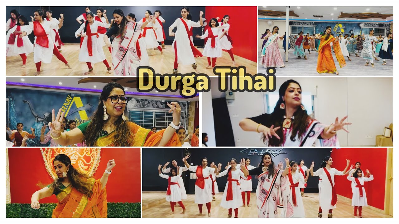 Durga Tihai | Navratri & Durga Puja Special | Kathak by Kalaangan Bangalore