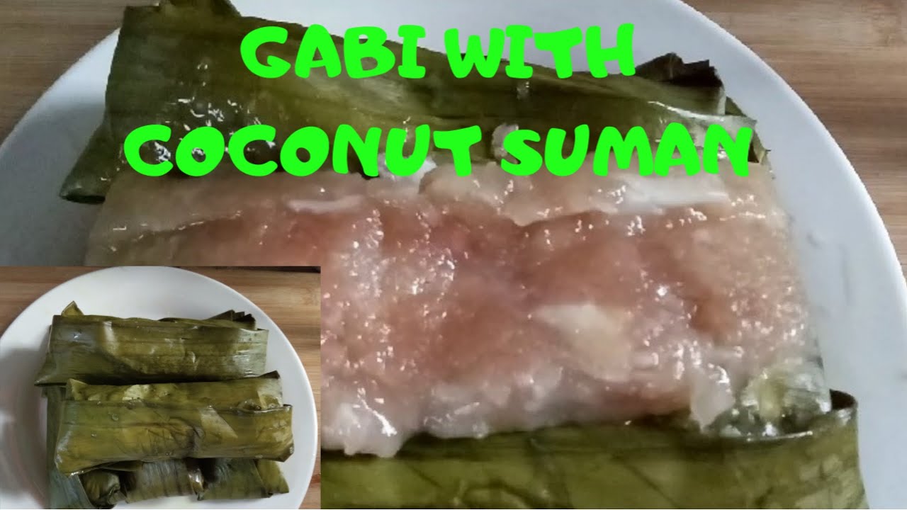 GABI WITH COCONUT SUMAN|SUMAN NA GABI RECIPE