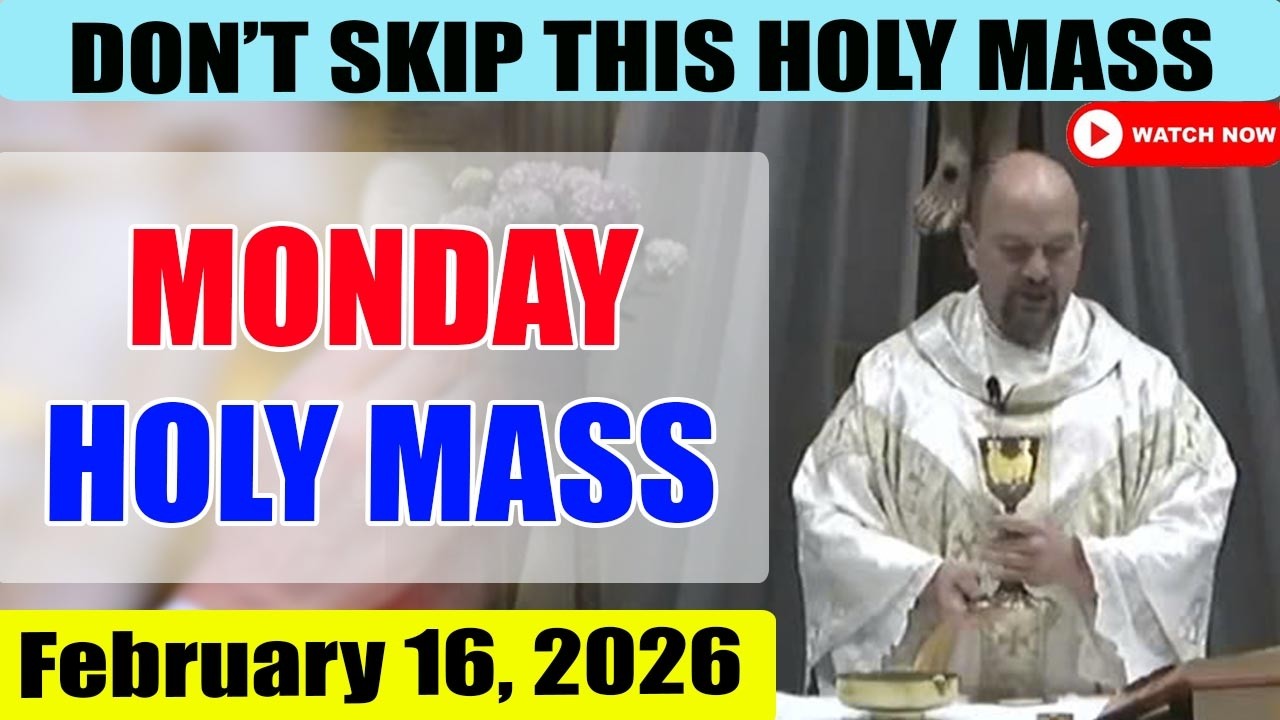 Catholic Mass Today | Daily TV Mass, Monday February 16, 2026