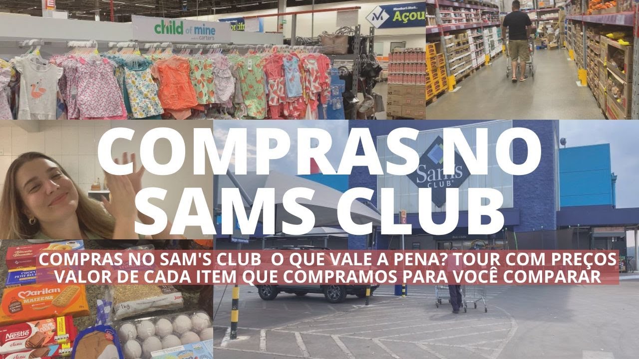 Compras no Sam´s club • Valor de cada item que compramos para você comparar