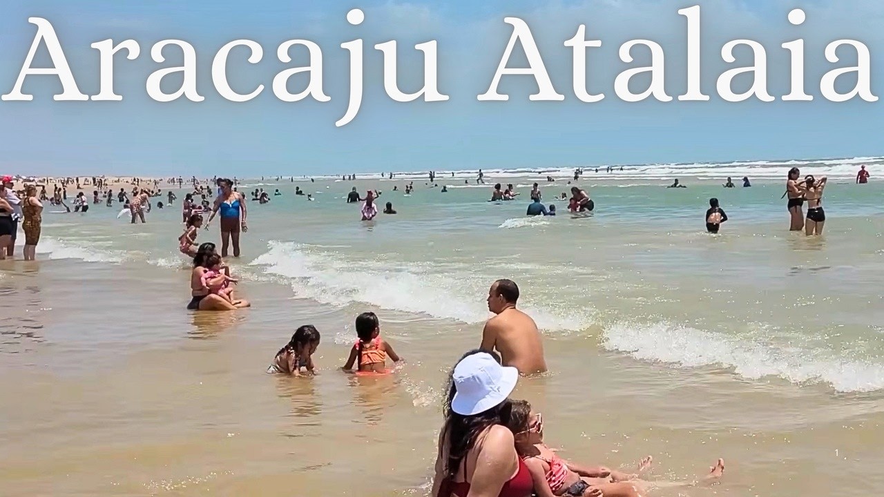 Praia de Atalaia na Alta Temporada | Movimento, Verão e Turismo em Aracaju