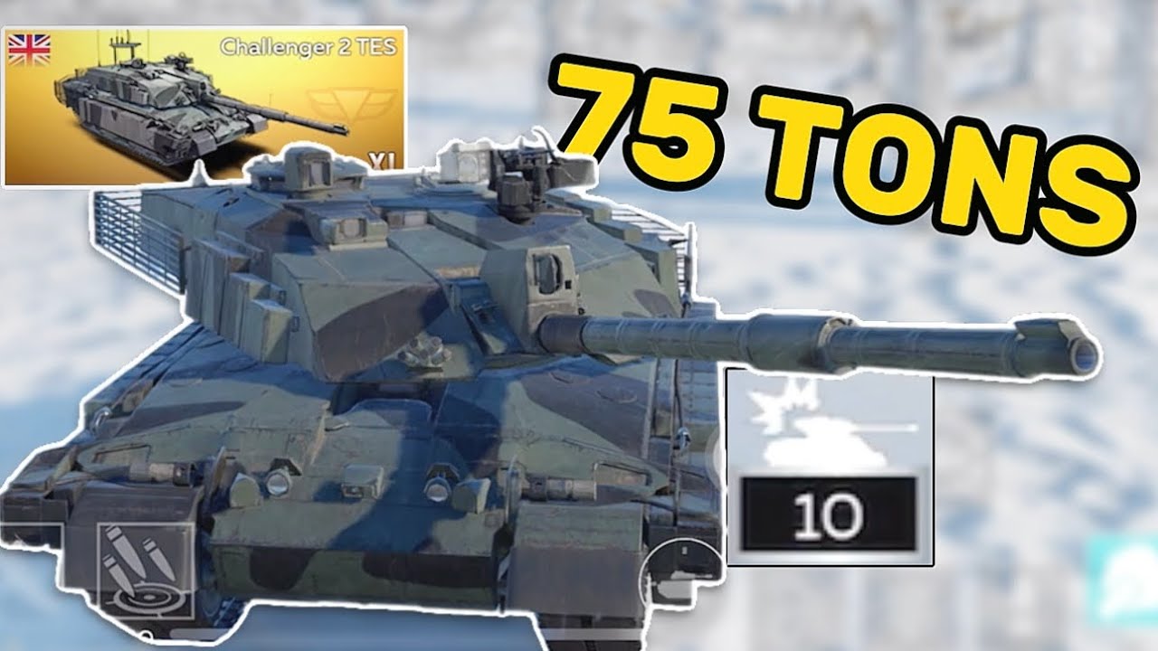 The SLOW British Beast (10 kills) challenger 2 TES War Thunder Mobile