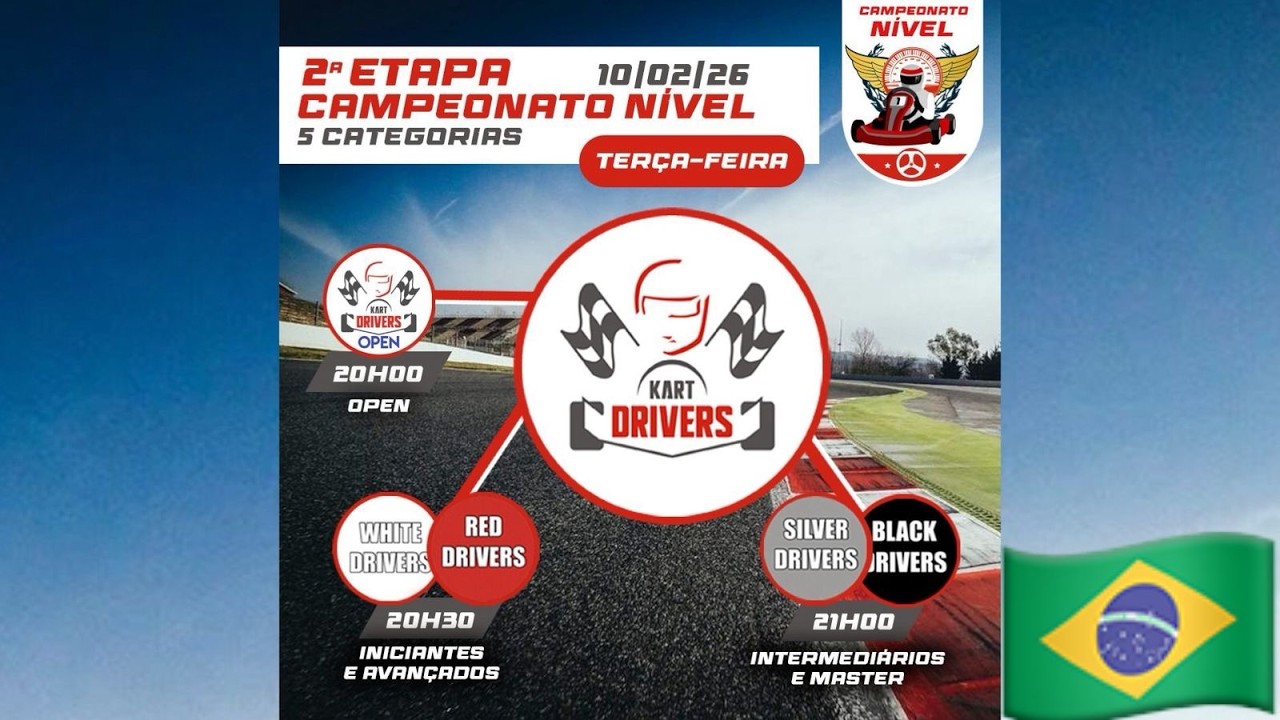 AO VIVO - KART DRIVERS - 10/02/2026