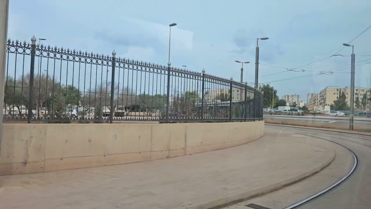Tramway d'Oran du Terminus Sidi Marouf à Hai Sabah 23/09/2024