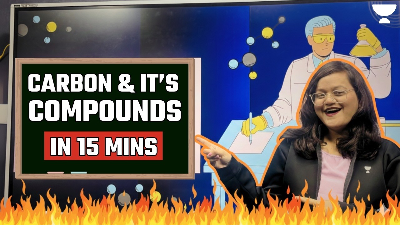 Carbon and its Compounds Rapid Revision || Class 10 Chemistry || Nikita Ma'am