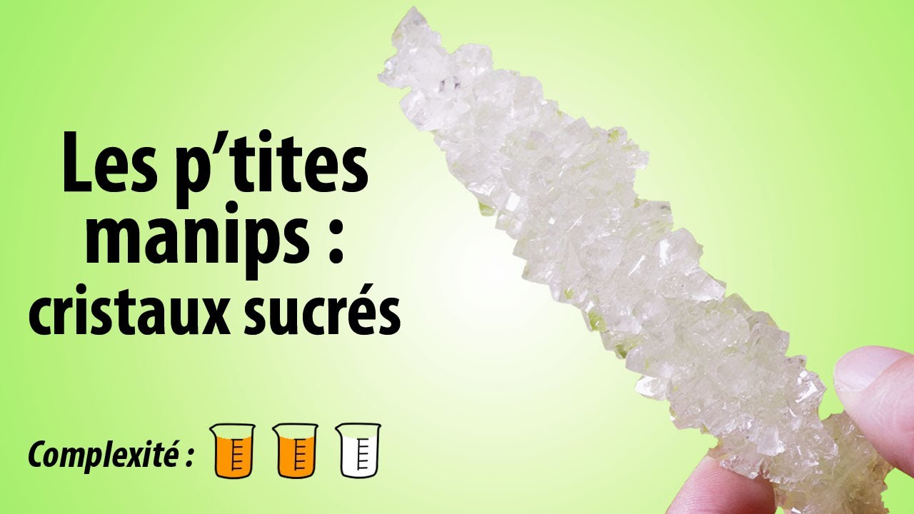 Cristaux sucrés - PtitesManips 21