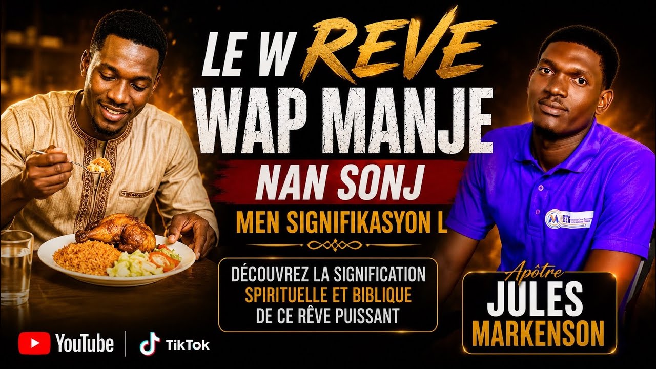 L&egrave; ou reve wp manje nan d&ograve;mi Kisa sa vle di Apotre Jules Markenson