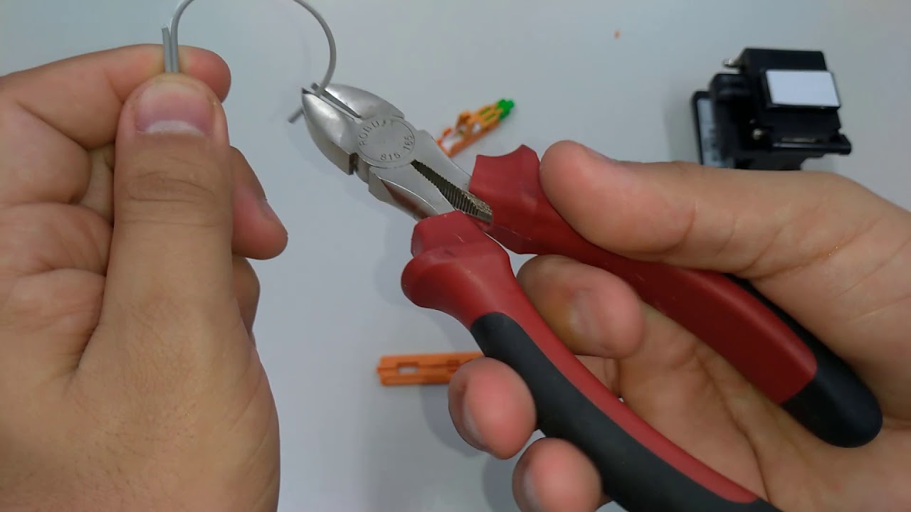 Confecção Conector SC APC  Rosemberg Sem Alicate Decapador de Acrilato