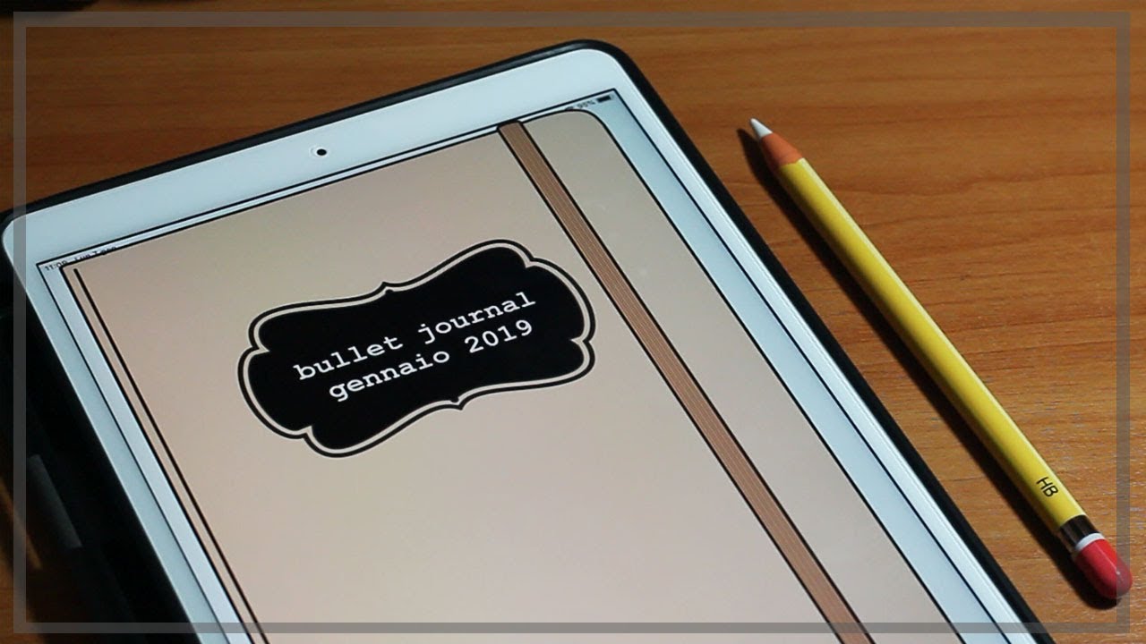 come creare un bullet journal digitale // ipad pro + goodnotes