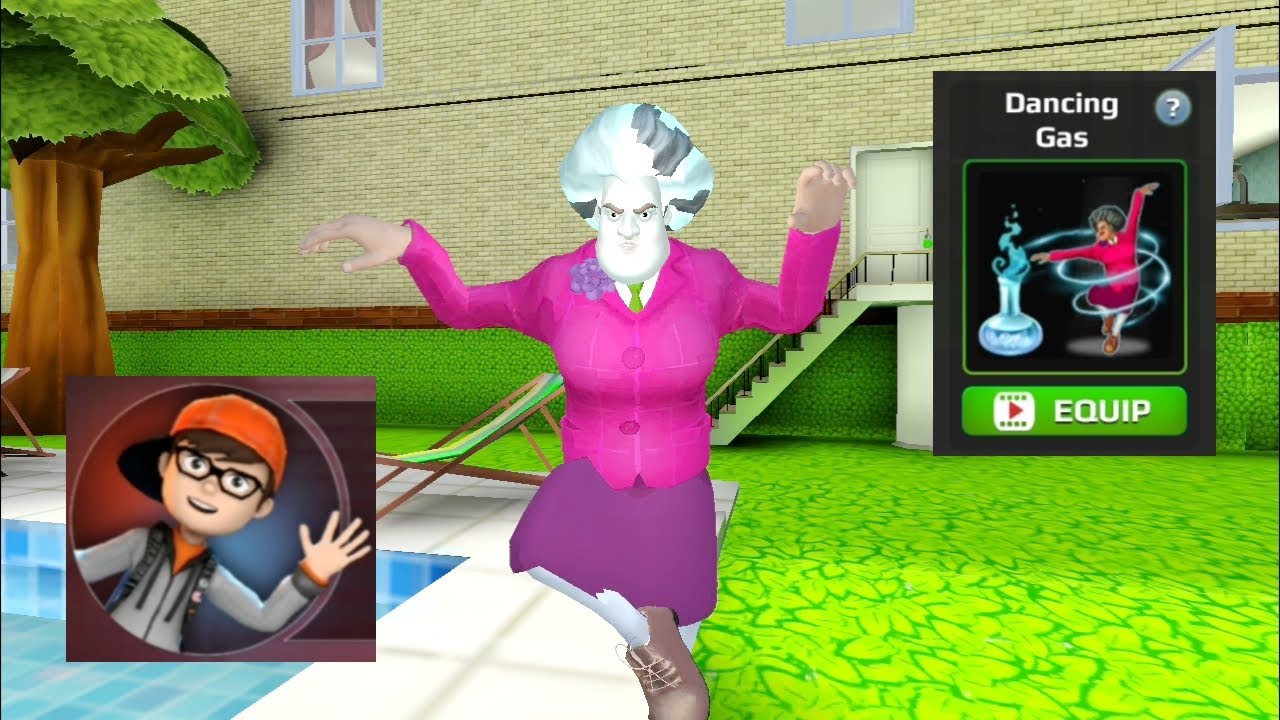 Scary Teacher 3D Version 5.15 | Nick Use Dancing Potion To Cake Faced Miss T In You Sleigh Me Prank