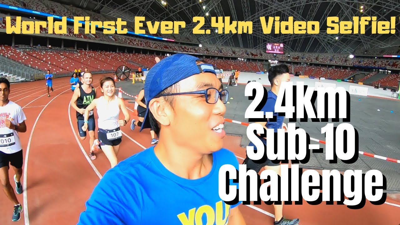 2.4km Sub 10 Challenge Plus Selfie Video Challenge! | IPPT Training