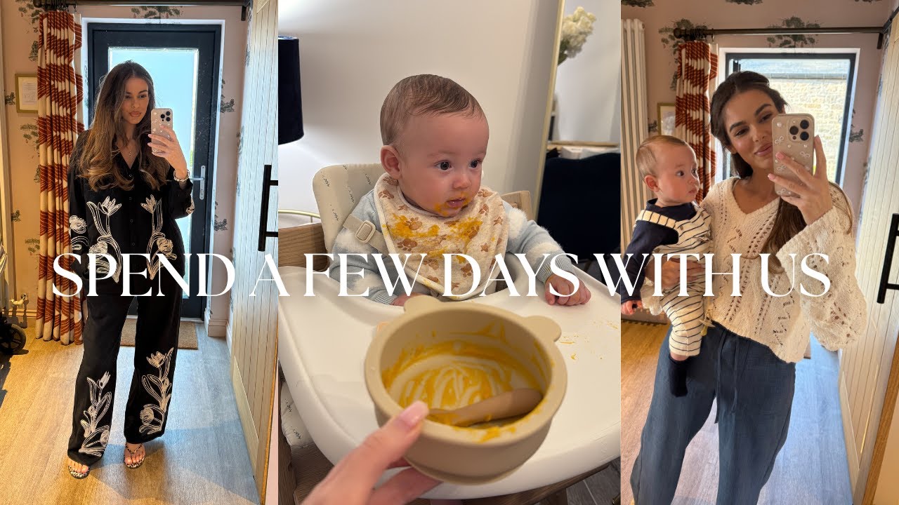 SPEND A FEW DAYS WITH US | Atlas CMPA update, baby food prep & our supposed 1st over night stay!
