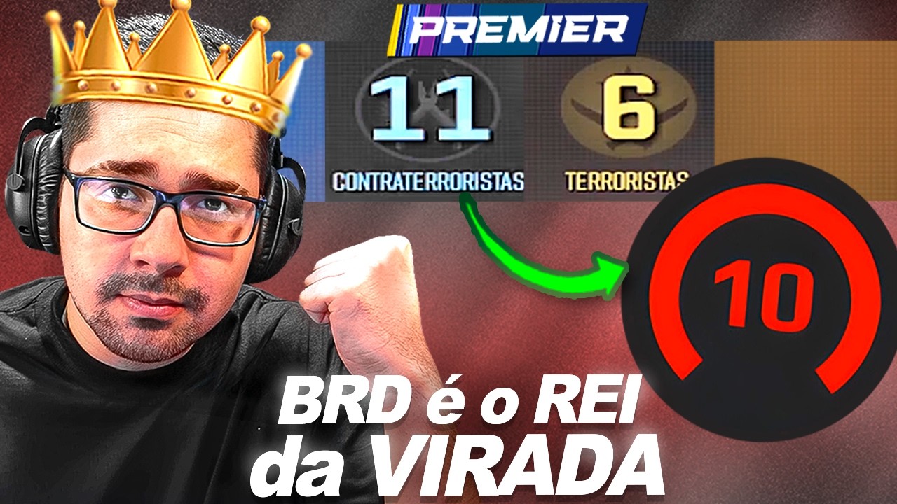 Histórico... Deixei FAZER 11 e virei contra LV 10 FACEIT no premier!