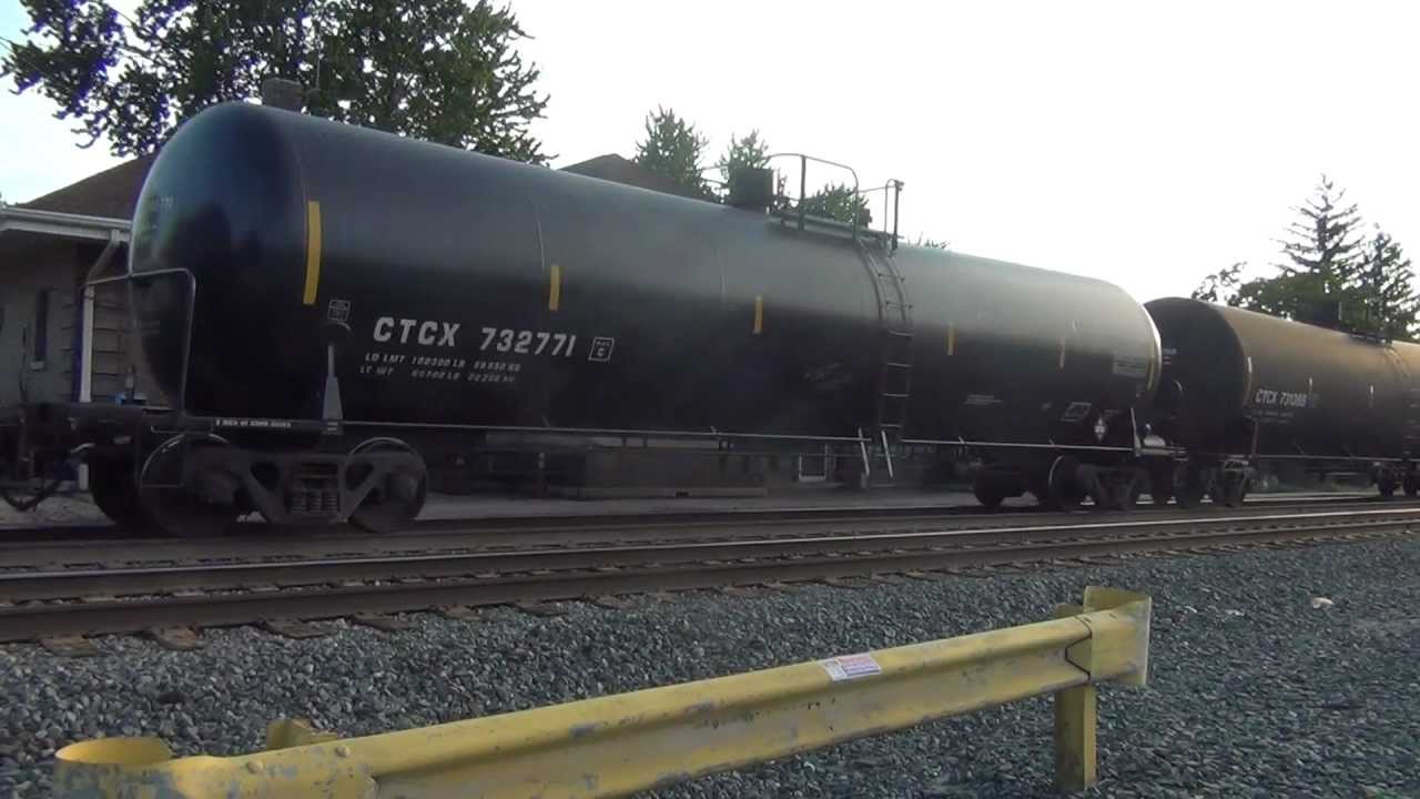 Eastbound to Southbound CSX Ethanol Train With CP Rail SD40s Part 2