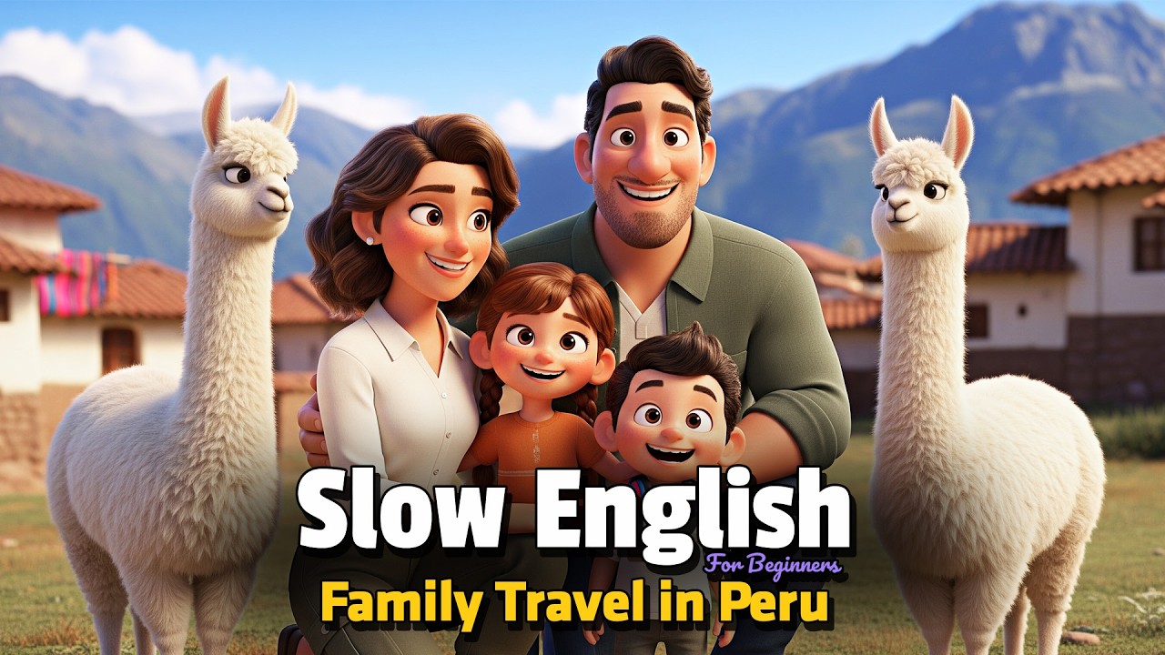 Family Travel in Peru | Easy English Listening Story for Beginners (A2 Level)