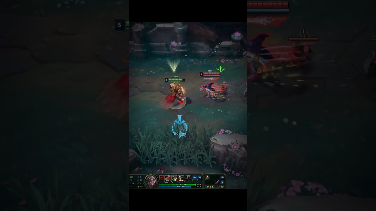 Darius vs Irelia: Irelia is helpless against Darius with Hail of Blades
