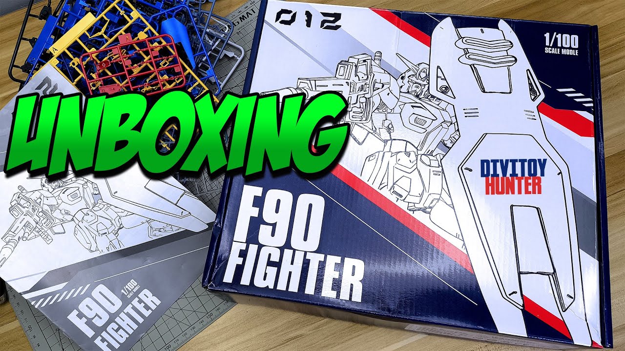 UNBOXING F90 FIGHTER MG 1/100 012 (ZERO TWELVE) #YOUTUBE #YOUTUBEFEED #PLAMO #HOBBY #MODELKIT #TOY
